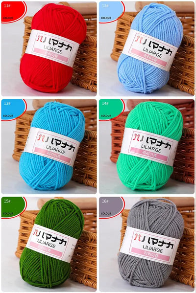 Soft Cotton Knitting Yarn for DIY Baby Sweaters - Smarsty