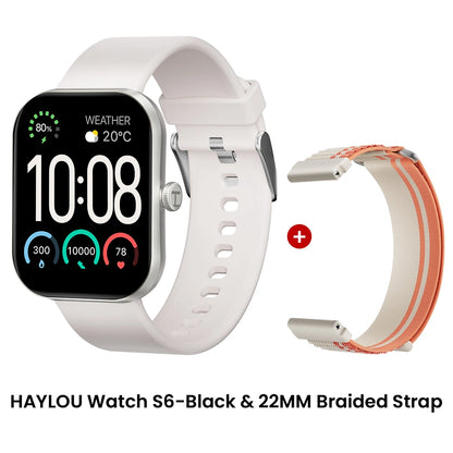 Haylou S6 Smartwatch With HD Display And Fitness Tracking - Smarsty
