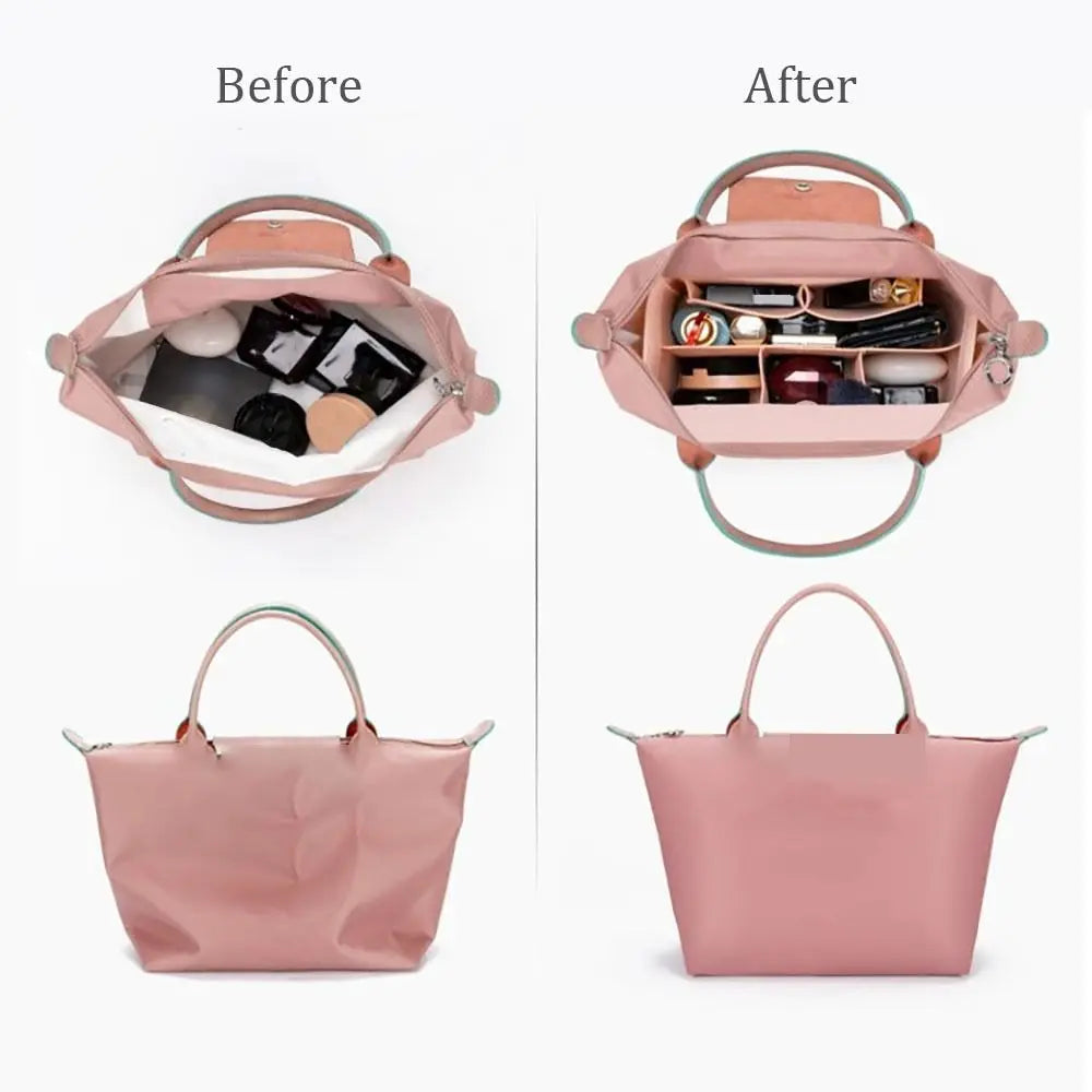Felt Purse Organizer Insert For Handbag Keeps It Tidy - Smarsty