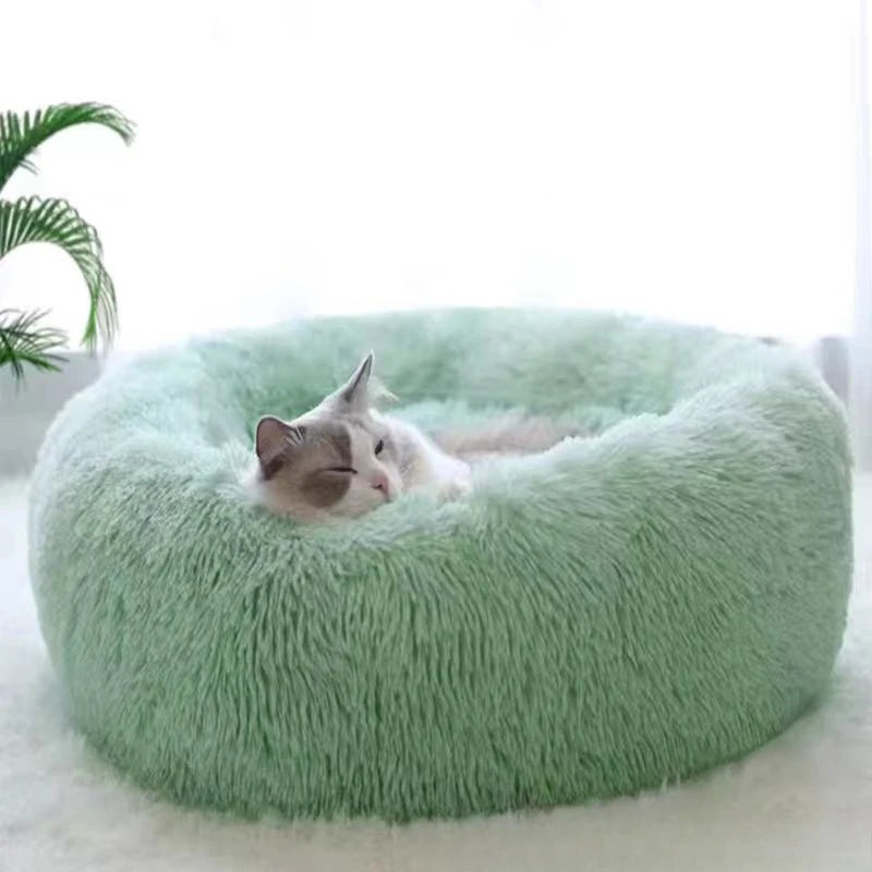Comfortable Plush Pet Bed for Cats and Dogs - Smarsty
