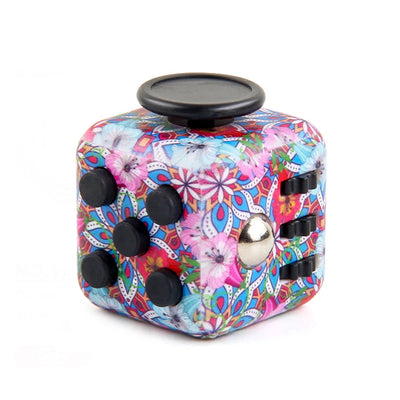 6/12 Sides Cube Decompression Toy Rainbow Stress Relief Autism ADHD OCD Anxiety Sensory Toys Fingertip Desk Toy for Kids Adult by Smarsty