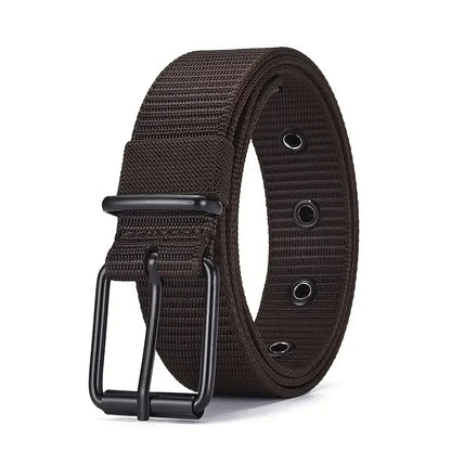 Mens Durable Nylon Canvas Belt Heavy Duty Tactical Workbelt - Smarsty