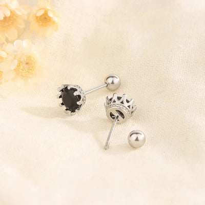 925 Silver Tragus Piercing Helix Studs Butterfly Heart - Smarsty