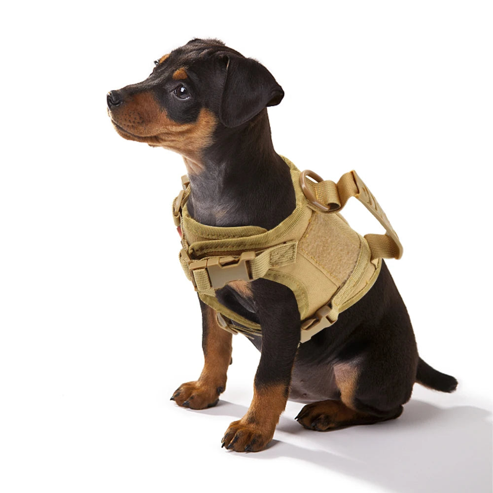 Adjustable Tactical Puppy Harness and Leash for Training - Smarsty