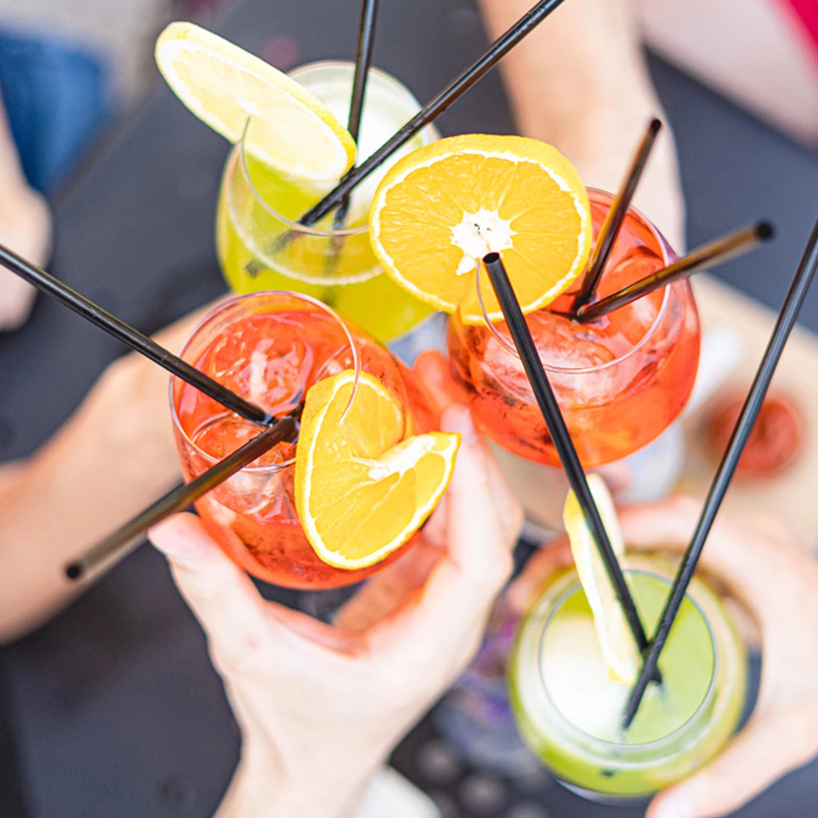 Colorful Flexible Plastic Drinking Straws for Parties - Smarsty
