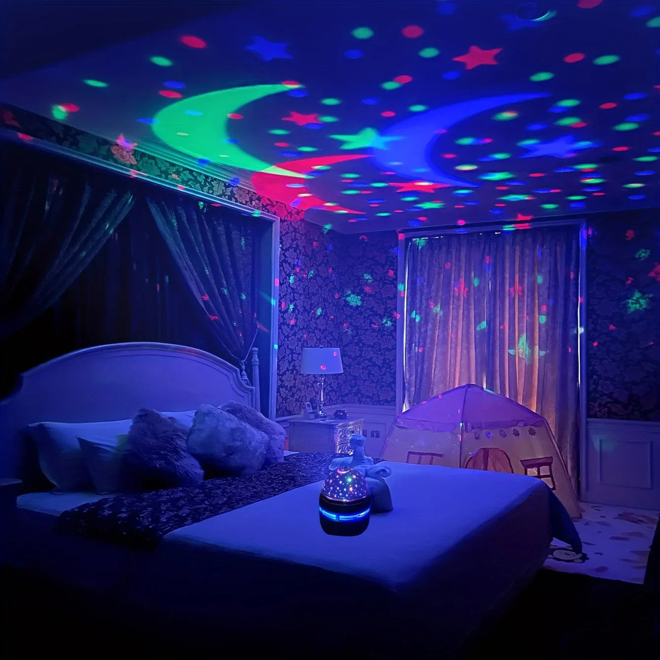 Colorful LED Starry Sky Projector Night Light - Smarsty