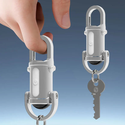 1200LM Super Bright Mini Keyring Torch LED Rechargeable Key Ring Torch for Outdoor Camping