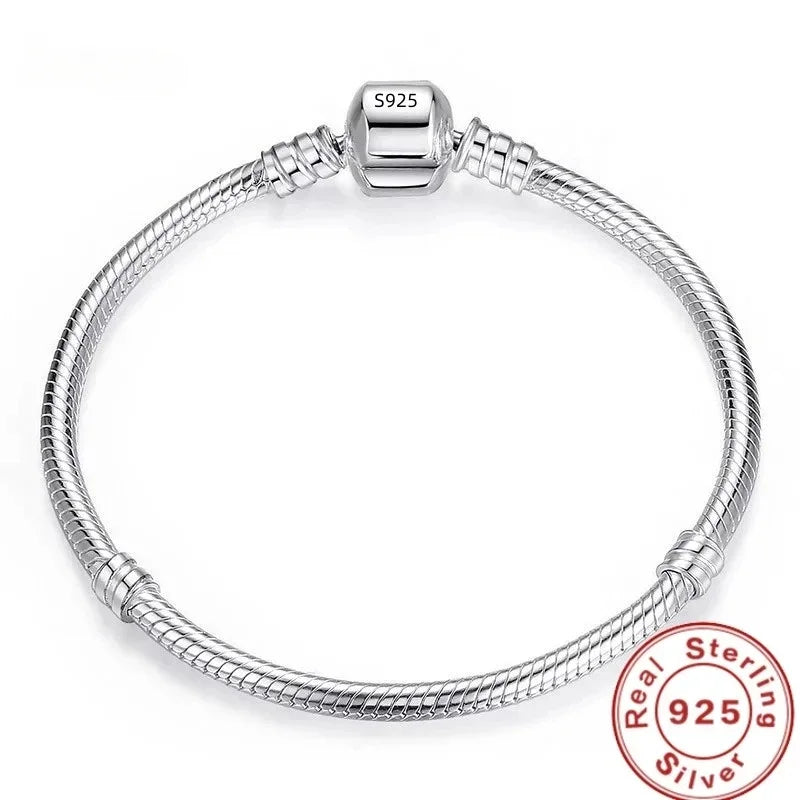 Handmade 925 Silver Charm Bracelet for Women - Smarsty
