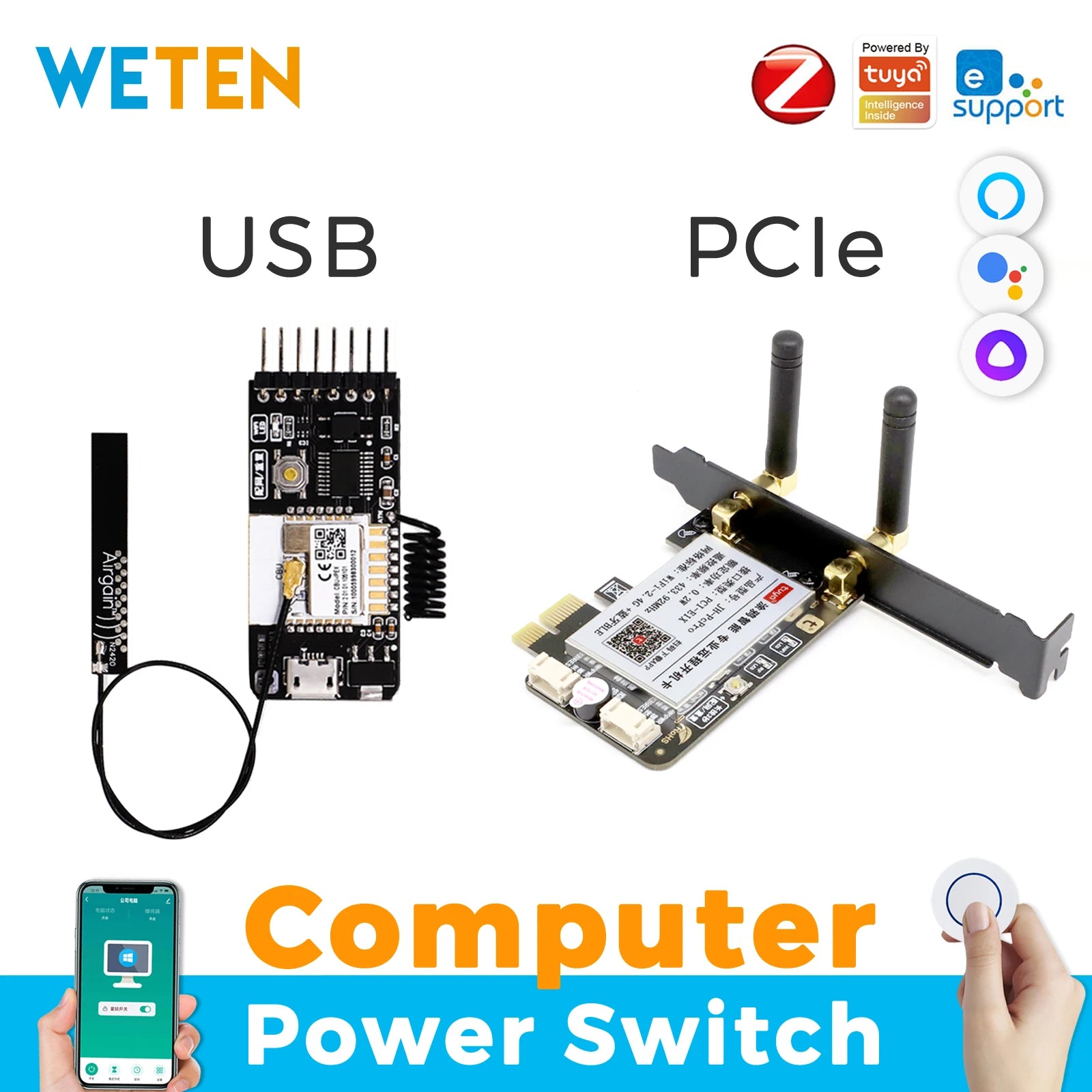 Smart Wifi Power Reset Switch for PC Control - Smarsty