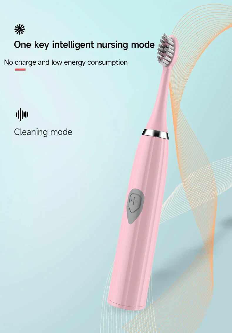 Portable Waterproof Electric Toothbrush with Soft Bristles - Smarsty