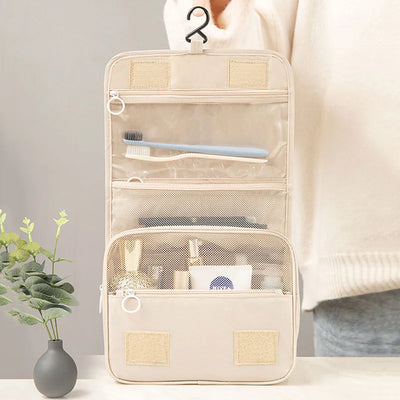 Waterproof Travel Makeup Bag With Hook For Women Toiletries - Smarsty