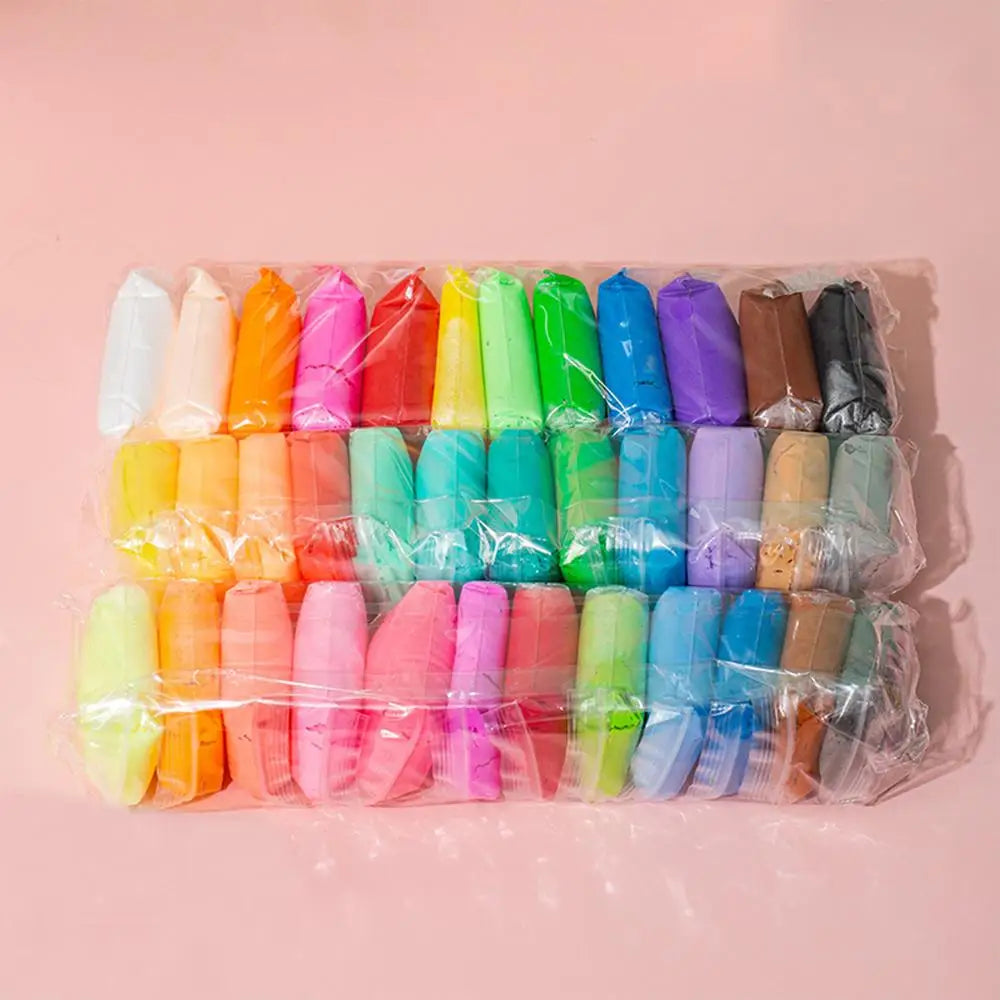 Colored Clay Child Modelling Craft Children Air Dry Clay With Hand Tools Stimulate Kids Early Learning Activities Interactive - Smarsty
