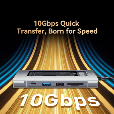 Usb C Hub With Highcapacity Ssd Storageunit Hdmi Dock - Smarsty