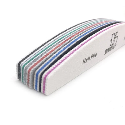 5Pcs Nail File Set with Colorful Grit Options - Smarsty