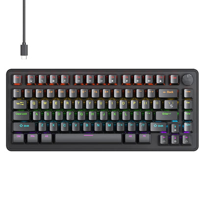 Mechanical Keyboard Hot Swap With Media Knob Backlit