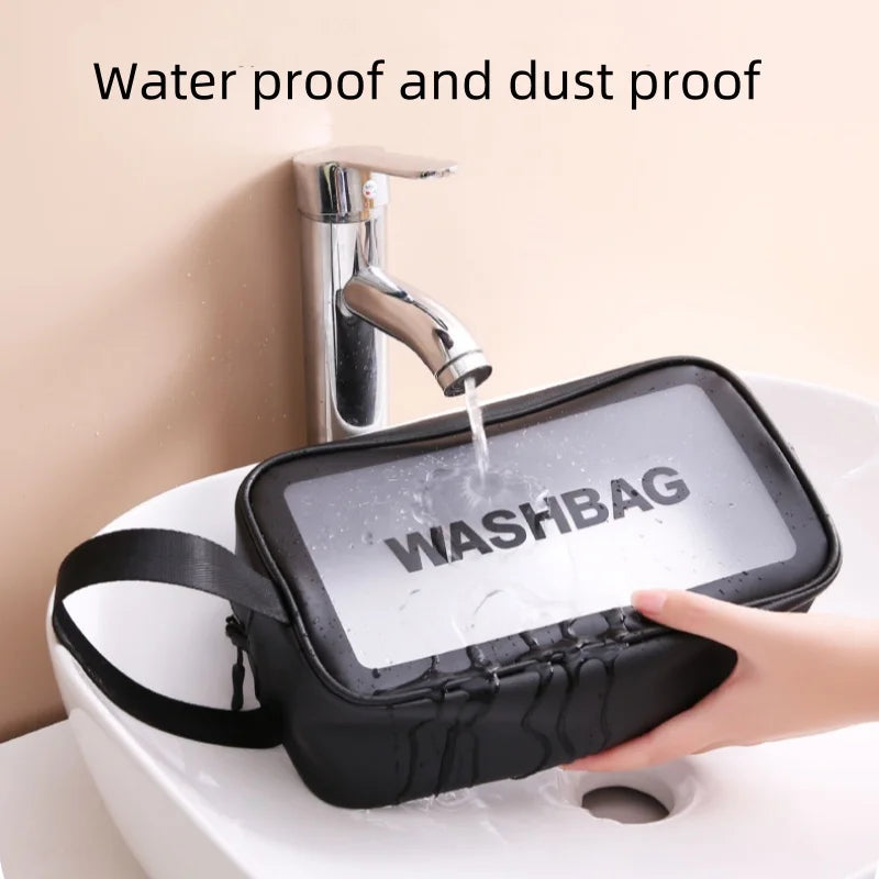 Transparent PVC Cosmetic Bag Waterproof With Large Capacity - Smarsty