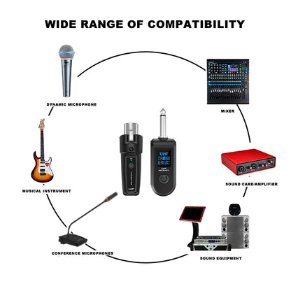 BOMGE Wireless Microphone Adapter System for Dynamic Sound - Smarsty