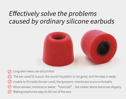 KZ Memory Foam Ear Tips for Ultimate Comfort and Noise Isolation - Smarsty