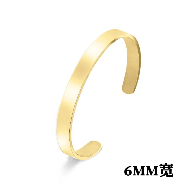 Adjustable Stainless Steel Men Bracelet Glossy Finish - Smarsty