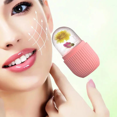 Silicone Ice Cube Trays for Facial Treatments and Skin Firming - Smarsty