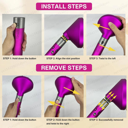 Hair Styler Nozzle for Dyson Airwrap Curler Accessory - Smarsty