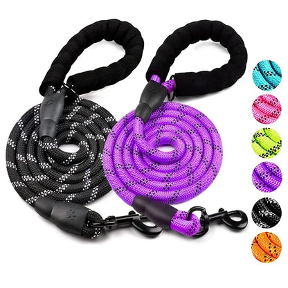 Reflective Dog Leash for All Sizes with Breakaway Feature - Smarsty