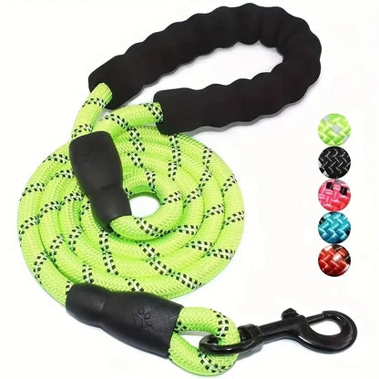Reflective Dog Leash With Padded Handle For Safety - Smarsty