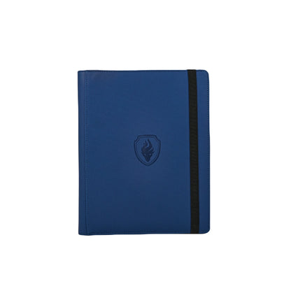 9 Pocket Card Binder, 360 Trading Card Holder Book, Premium PU Cover Zip Binder For Cards, Durable Side Loading Card Fold