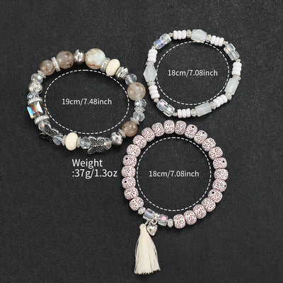 Fashion Rhinestone Women's Quartz Watch Set with Floral Design - Smarsty