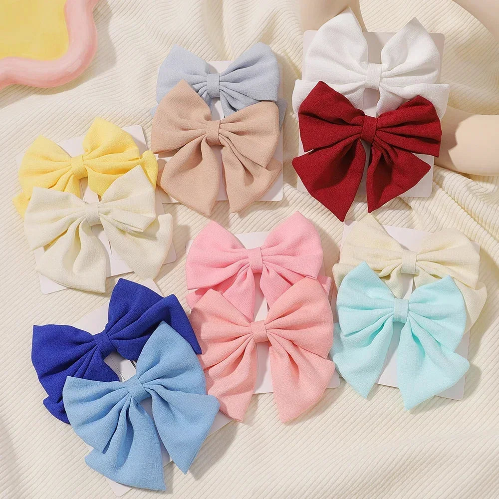 Cheer Bow Hair Clips Set for Girls Stylish Accessories - Smarsty
