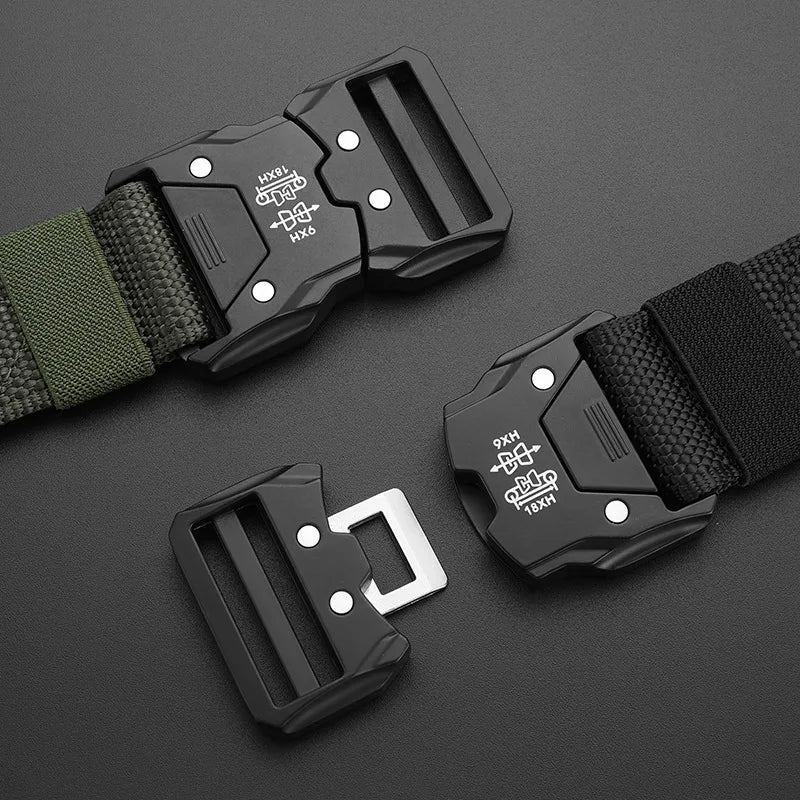 Tactical Waist Belt with Durable Automatic Buckle - Smarsty