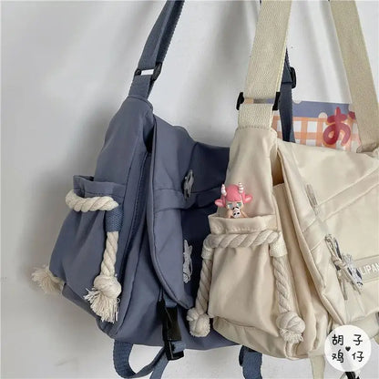 Nylon One Shoulder Crossbody Bag Large Capacity Travel - Smarsty
