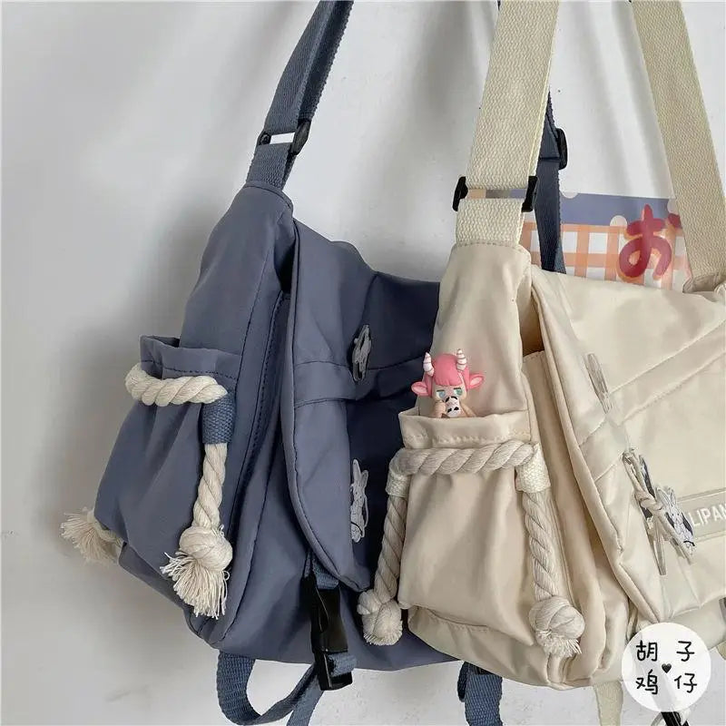 Nylon One Shoulder Crossbody Bag Large Capacity Travel - Smarsty
