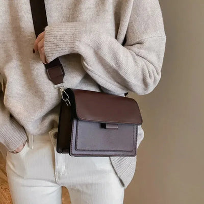PU Leather Crossbody Bag For Women Travel Friendly Flap - Smarsty
