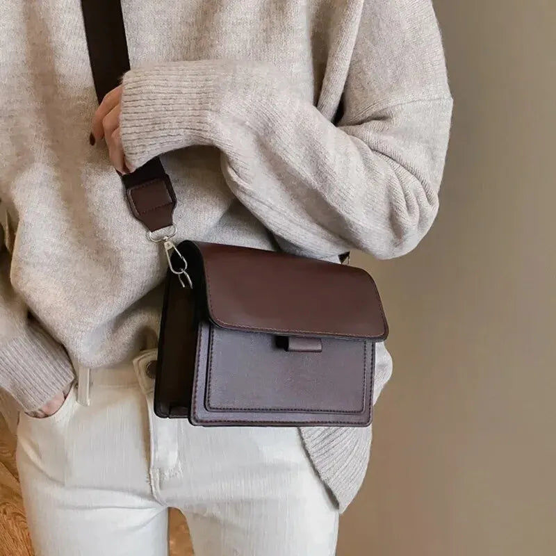 PU Leather Crossbody Bag For Women Travel Friendly Flap - Smarsty