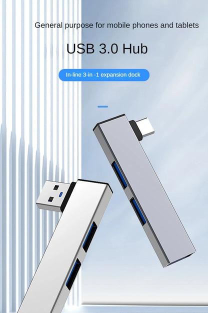 Type C USB Hub UltraSlim Three Port OTG USB 3.0