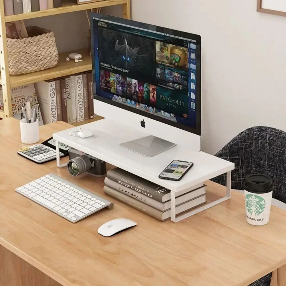 Computer Monitor Elevated Monitor Base Home Office Storage Rack Computer Desktop Creative Storage Rack Office Storage Supplies