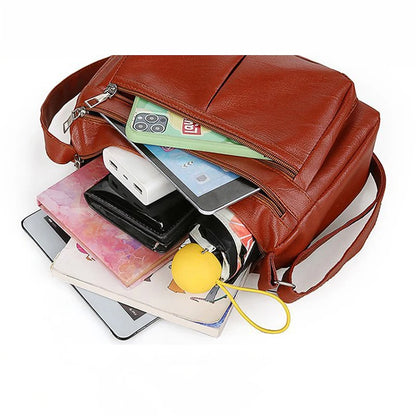 Korean Handbag Designer Leather Crossbody Bag for Women - Smarsty
