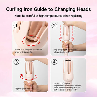 Automatic Hair Curler with 32mm Ceramic Barrel - Smarsty