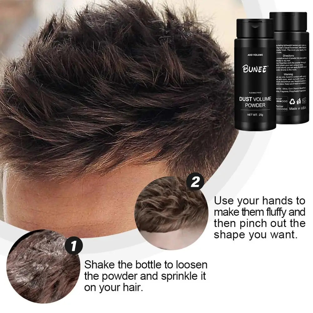 Hair Styling Powder Oil Control Hair Powder Fluffy Hair Powder Increase Hair Volume Instantly Long-Lasting Styling For Men Women - Smarsty