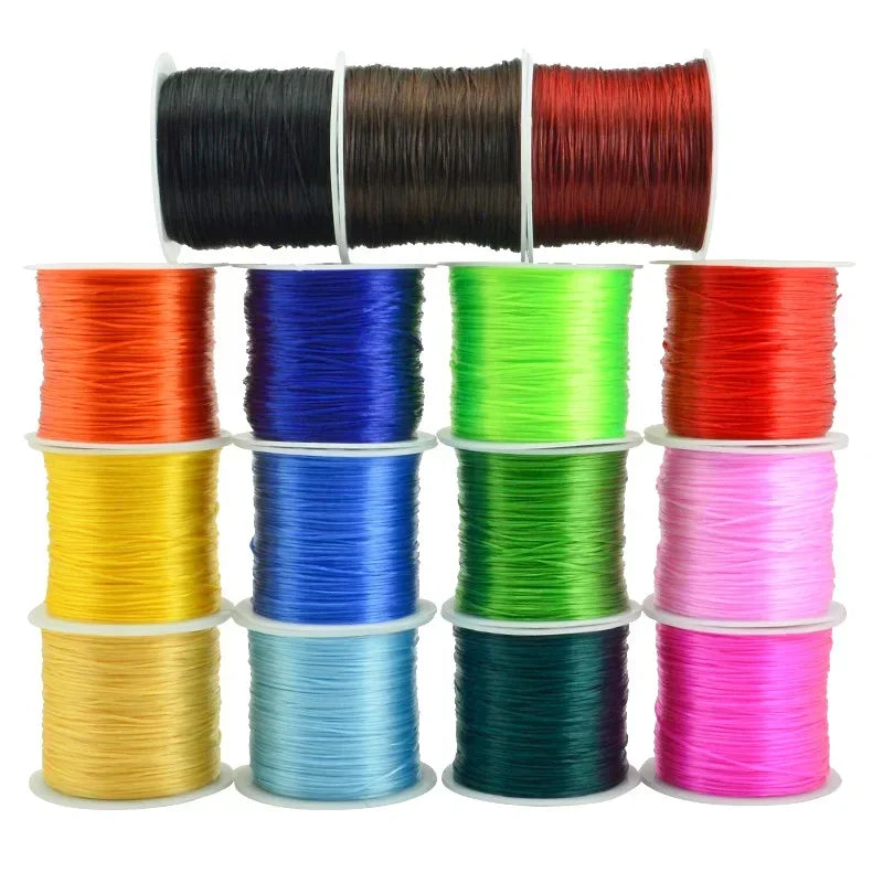 Strong Elastic Beading Cord 1mm 10m Durable Stretch - Smarsty