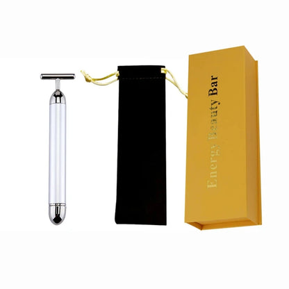 24K Gold Electric Face Roller for Youthful Skin - Smarsty