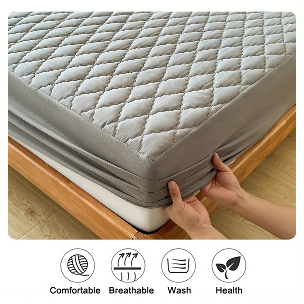 Waterproof Mattress Protector with Anti Dust Mite Feature - Smarsty