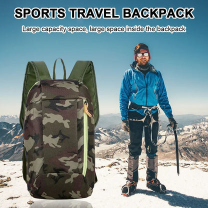 10L Camping Hiking Trekking Backpacks Waterproof Outdoor Sports Mountaineering Bag Running Cycling Rucksack for Men Women - Smarsty