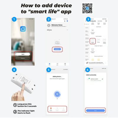 Wifi Smart Switch Remote Controller for Home Automation - Smarsty