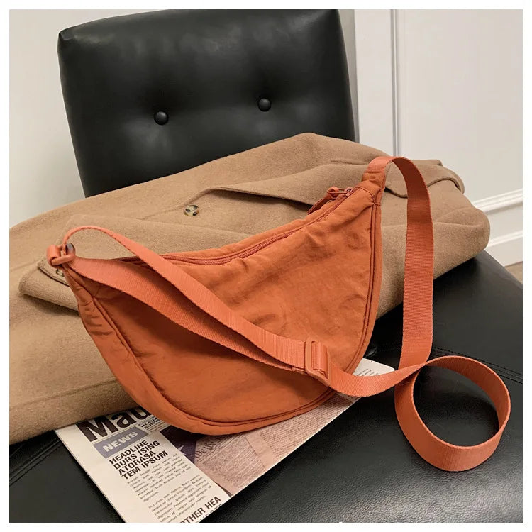 Casual Nylon Crossbody Bag for Women Large Capacity - Smarsty
