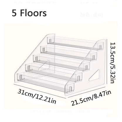 Acrylic Nail Polish Display Rack with Sturdy Multi-layer Design - Smarsty