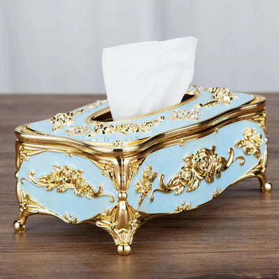European tissue box, high-end hotel restaurant napkin extraction box, kitchen and living room tabletop tissue storage box by Smarsty