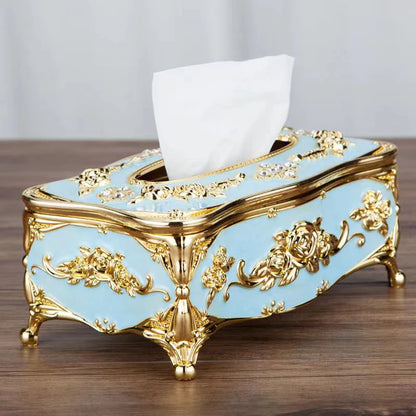 European tissue box, high-end hotel restaurant napkin extraction box, kitchen and living room tabletop tissue storage box
