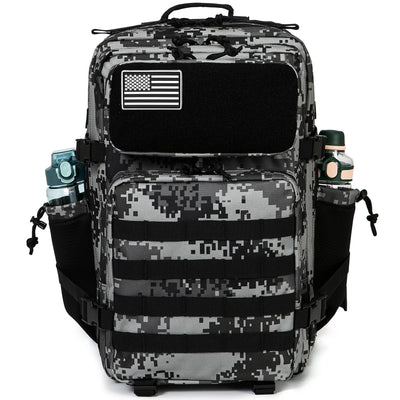 45L Tactical Backpack survival Bag Hunting MOLLE Backpack GYM For Men EDC Outdoor Hiking Rucksack Witch Bottle Holder - Smarsty